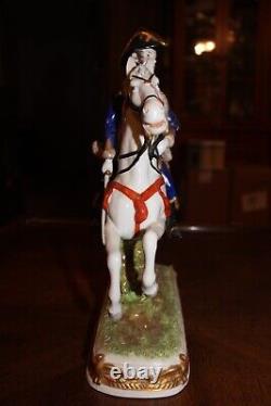 1 Scheibe Alsbach Porcelain Figurine Napoleon Soldier Pierre Claude Pajol 11.5