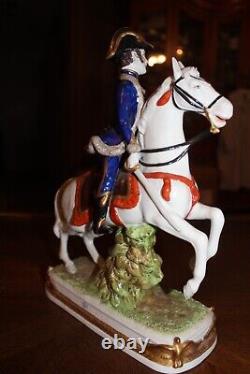 1 Scheibe Alsbach Porcelain Figurine Napoleon Soldier Pierre Claude Pajol 11.5