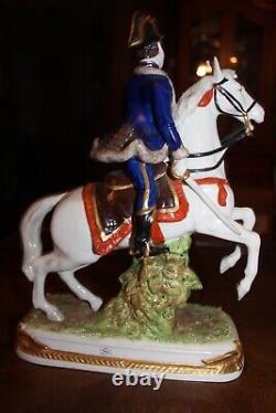 1 Scheibe Alsbach Porcelain Figurine Napoleon Soldier Pierre Claude Pajol 11.5