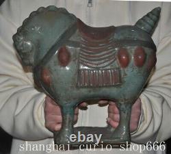 11Old Song Dynasty Official kiln ru porcelain Tang Horse Horses Animal Statue