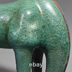 12.8 old Chinese dynasty Jun kiln porcelain fengshui Zodiac animal horse statue