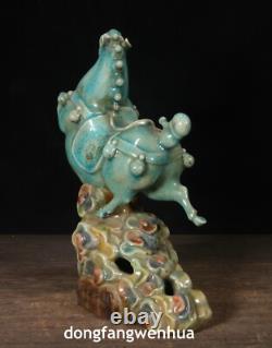 12 Porcelain Ceramic Figurine Fengshui Tang Horse Success Auspicious Statue