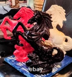 14 Tall Porcelain Wild Mustangs