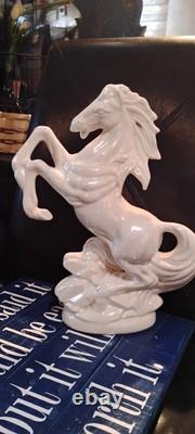 14 Tall Porcelain Wild Mustangs