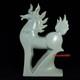15.7 China Heritage Song Dynasty Ru Kiln Porcelain Sky Cyan Glaze Horse Statues