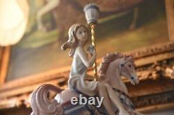 15'' Tall Lladro 1469 Carousel Girl Special Edition! Lladro Horse Rider 1985