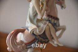 15'' Tall Lladro 1469 Carousel Girl Special Edition! Lladro Horse Rider 1985