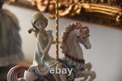 15'' Tall Lladro 1469 Carousel Girl Special Edition! Lladro Horse Rider 1985