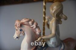 15'' Tall Lladro 1469 Carousel Girl Special Edition! Lladro Horse Rider 1985