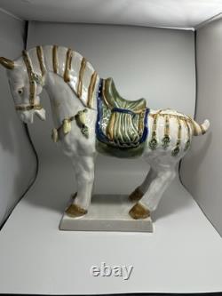 17 Vintage Tang Horse Porcelain Decorative Statue