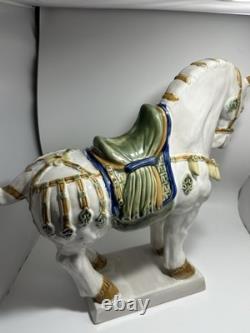 17 Vintage Tang Horse Porcelain Decorative Statue