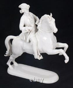 1930-1950. Germany Porcelain figurine Rider on the horse Rosenthal marked