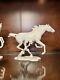 1950-1960 Alka Bavaria Porcelain Galloping Running Horse Statue Figurine