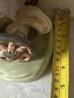 1950s Capodimonte Porcelain Horse Drawn Royal Cinderella Carriage Italy