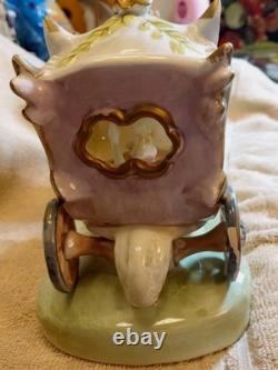 1950s Capodimonte Porcelain Royal Horse Drawn Carriage Armani Naples Italy