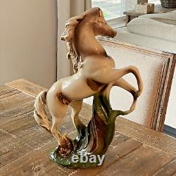 1950s MCM Marcia of California Ceramic Horse Sculpture Hand Painted USA