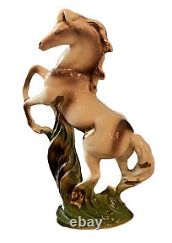 1950s MCM Marcia of California Ceramic Horse Sculpture Hand Painted USA