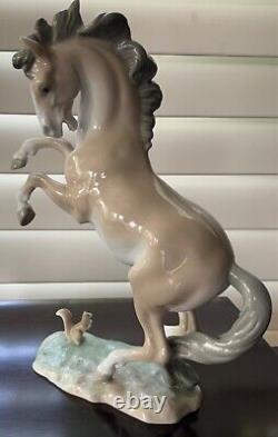 1965 Lladro Nao horse and Squirrel Porcelin Figurine