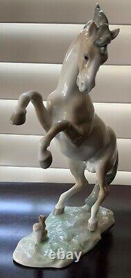 1965 Lladro Nao horse and Squirrel Porcelin Figurine