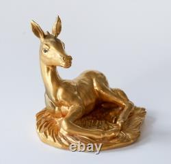 1970s Edward Marshall Boehm Gem Gold Porcelain COLT Equestrian Horse Figurine