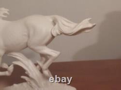 1972 GOEBEL W Germany RUNNING HORSE Porcelain 12 WHITE BEAUTY Figurine 3230227