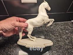 1981 Franklin Mint Porcelain Levade Pamela Du Boulay Horse Spanish Riding School