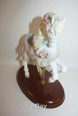 1987 Lenox Carousel Show Horse Porcelain Rare Mint Condition
