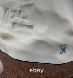 1989 AURO BALCARI Fine Porcelain White Stallion Horse Head Sculpture Italy