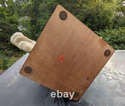 1989 AURO BALCARI Fine Porcelain White Stallion Horse Head Sculpture Italy