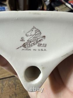 1989 Boehm Porcelain SP-73 Pegasus Horse Head Dealer Plaque 7-1/8 Made in USA