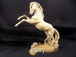 1992 Franklin Mint Silver Horse Figurine By Pamela Du Boulay Excellent