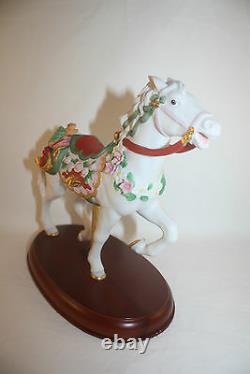 1993 Lenox Carousel Horse The Christmas Porcelain Rare Mint Condition