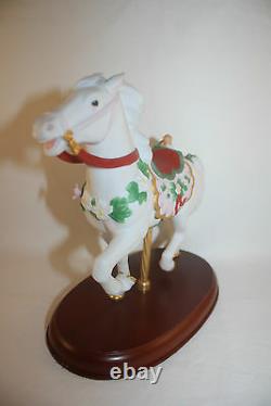 1993 Lenox Carousel Horse The Christmas Porcelain Rare Mint Condition