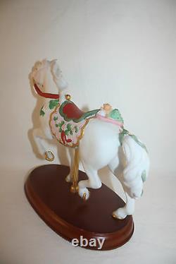 1993 Lenox Carousel Horse The Christmas Porcelain Rare Mint Condition