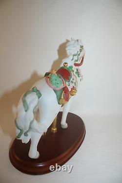 1993 Lenox Carousel Horse The Christmas Porcelain Rare Mint Condition