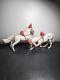 1996 Breyer Circus Ponies In Costume 79276 Fine Porcelain K Moody Red Plumes