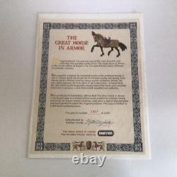 1997 Breyer 79197 The Great Horse In Armor Fine Porcelain Limited Edition