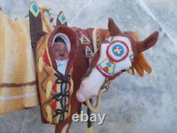 1998 Breyer Gallery LE Si-Ce-Ca Shon'ge Family Horse Indian Pony Fine Porcelain