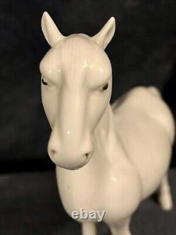 19th Century Chinese Blanc de Chine Porcelain Horse Figure 6.35x6.5