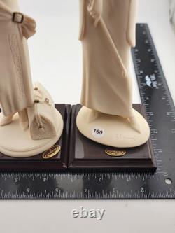 2 Giuseppe Armani Horse Woman & Reina Figurine Florence Italy 10 Capodimonte