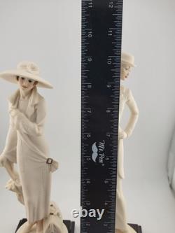 2 Giuseppe Armani Horse Woman & Reina Figurine Florence Italy 10 Capodimonte