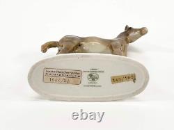 2 vtg Lorenz Hutschenreuther Porclain Foal Horses MINT original Labels Germany