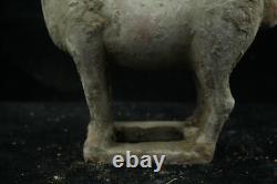 20.5 CM Chinese Tang Sancai Porcelain horse Statue Pottery animal sculpture