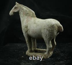 20.5 CM Chinese Tang Sancai Porcelain horse Statue Pottery animal sculpture