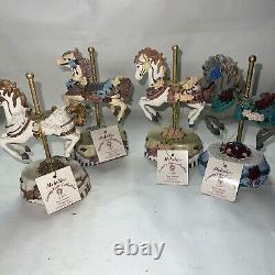 20 Heritage House Melodies County Fair Collection Carousel Musical Horses Boxes