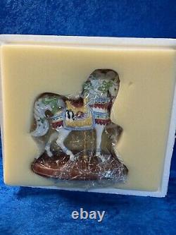 2000 Lenox Christmas Carousel Horse Porcelain Scarce