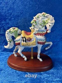 2000 Lenox Christmas Carousel Horse Porcelain Scarce