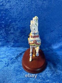 2000 Lenox Christmas Carousel Horse Porcelain Scarce