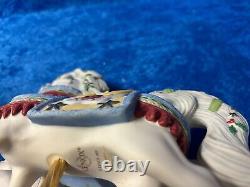 2000 Lenox Christmas Carousel Horse Porcelain Scarce