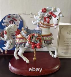 2001 LENOX Christmas Carousel Animals Collection Horse LIMITED EDITION Box & COA
